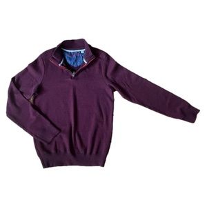 ROBERT Graham 1/4 Zip Long Sleeve Sweatshirt